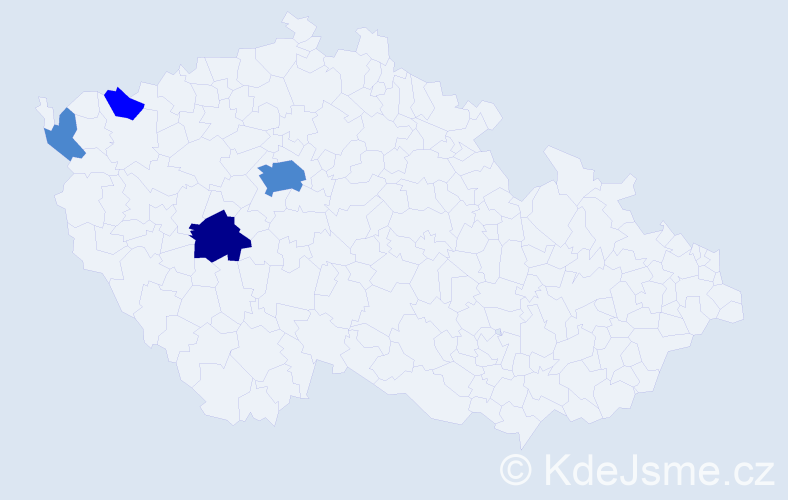 Příjmení: 'Magenheim', počet výskytů 7 v celé ČR