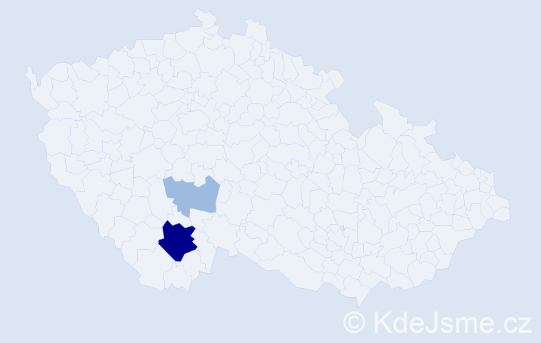 Příjmení: 'Cirmaciu', počet výskytů 6 v celé ČR