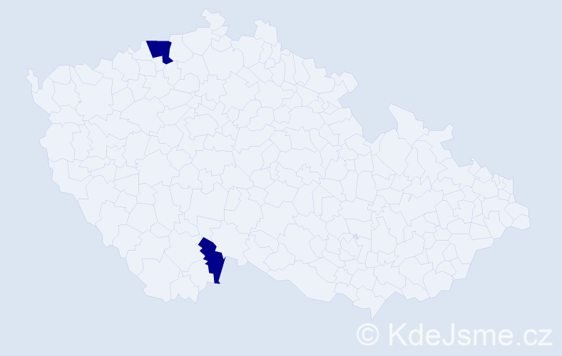 Příjmení: '"Le Thang"', počet výskytů 2 v celé ČR