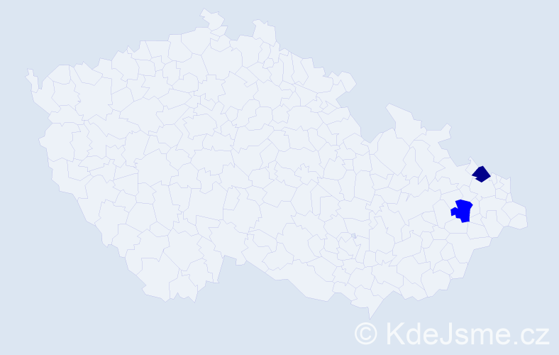 Příjmení: 'Paschek', počet výskytů 7 v celé ČR