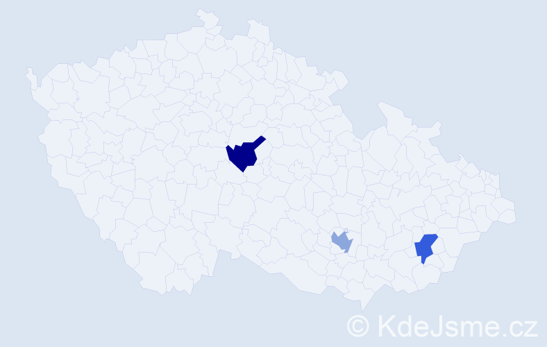 Příjmení: 'Sarangerel', počet výskytů 3 v celé ČR