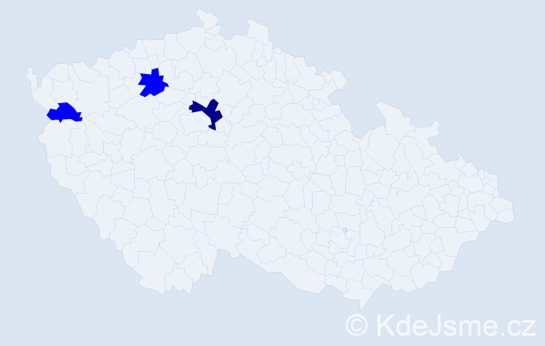 Příjmení: 'Podratzká', počet výskytů 4 v celé ČR