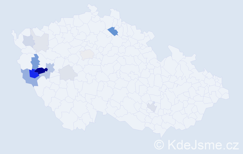 Příjmení: 'Kreysa', počet výskytů 41 v celé ČR