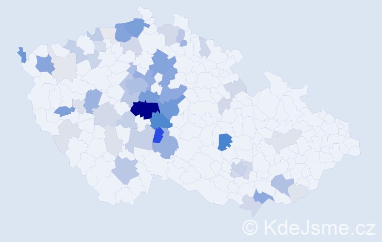 Příjmení: 'Polesný', počet výskytů 245 v celé ČR