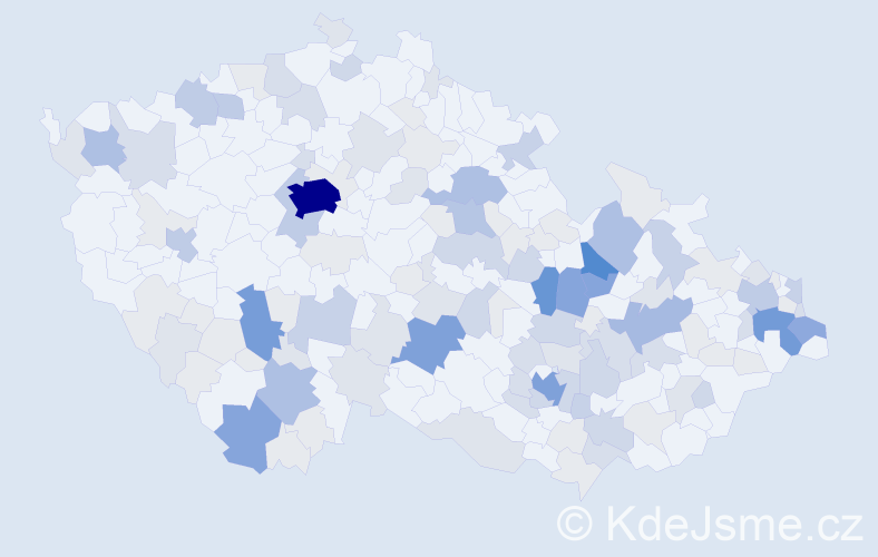 Příjmení: 'Friedl', počet výskytů 470 v celé ČR