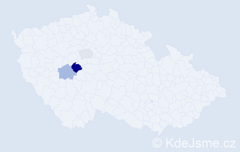 Příjmení: 'Svojitková', počet výskytů 5 v celé ČR