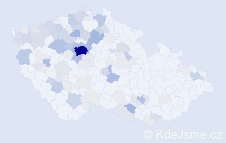 Příjmení: 'Štrosová', počet výskytů 309 v celé ČR