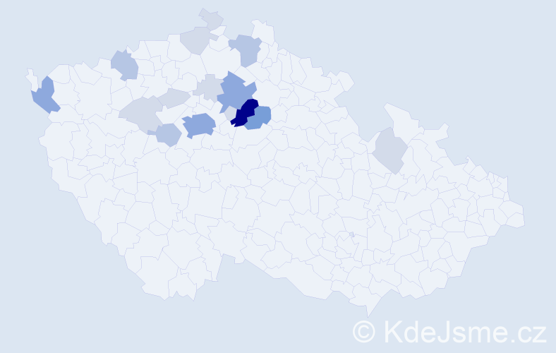 Příjmení: 'Grospič', počet výskytů 44 v celé ČR