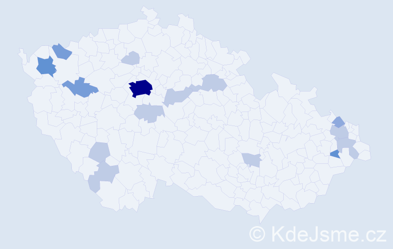 Příjmení: 'Niklas', počet výskytů 35 v celé ČR