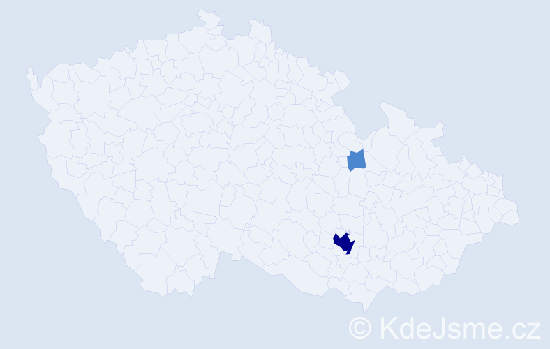 Příjmení: 'Jačisko', počet výskytů 7 v celé ČR