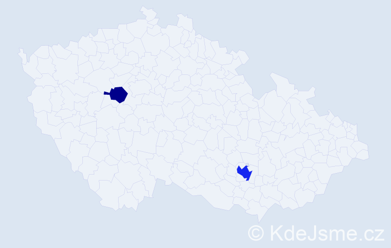 Příjmení: 'Rezl', počet výskytů 4 v celé ČR