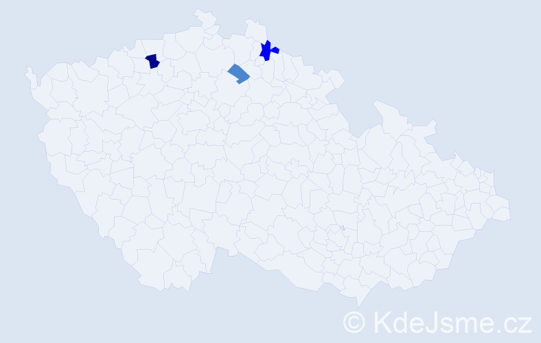 Příjmení: 'Drdolová', počet výskytů 6 v celé ČR