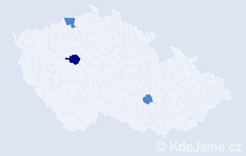 Příjmení: 'Agaev', počet výskytů 5 v celé ČR