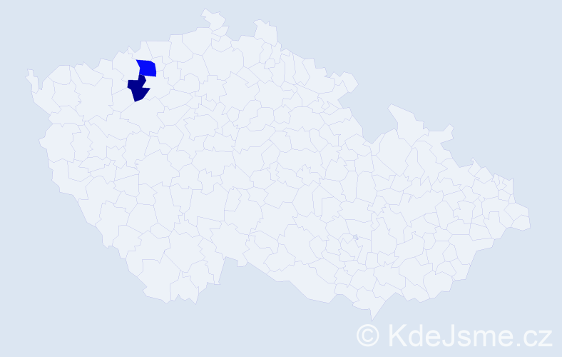 Příjmení: 'Willfahrt', počet výskytů 3 v celé ČR