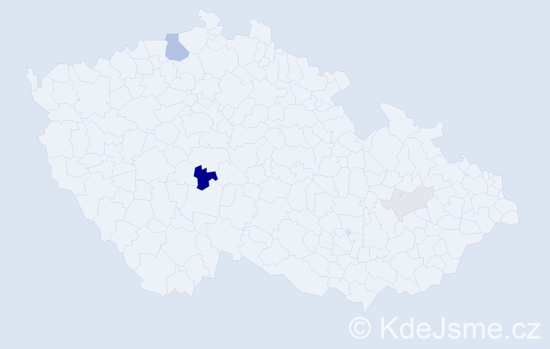 Příjmení: 'Machyniaková', počet výskytů 9 v celé ČR