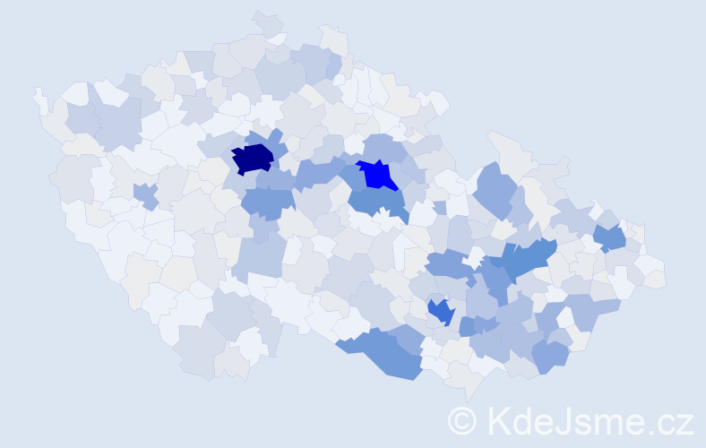 Příjmení: 'Kohoutková', počet výskytů 1526 v celé ČR