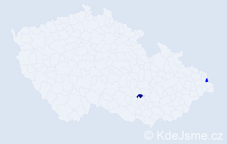 Příjmení: 'Sowinski', počet výskytů 2 v celé ČR