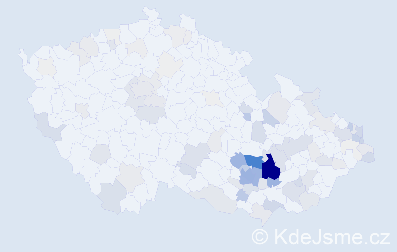 Příjmení: 'Gryc', počet výskytů 378 v celé ČR