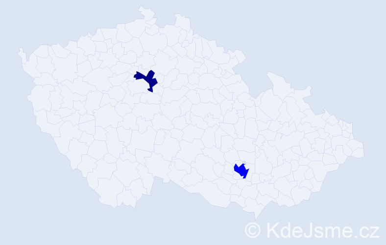 Příjmení: 'Lenti', počet výskytů 3 v celé ČR