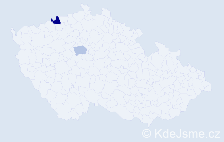 Příjmení: 'Hamour', počet výskytů 3 v celé ČR