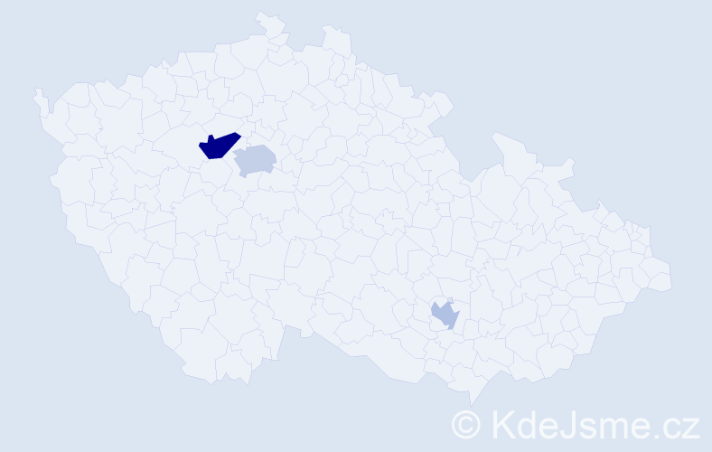 Příjmení: 'Teinitzer', počet výskytů 6 v celé ČR