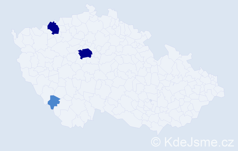 Příjmení: 'Dolnáková', počet výskytů 7 v celé ČR