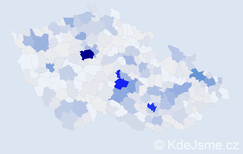 Příjmení: 'Klementová', počet výskytů 1563 v celé ČR