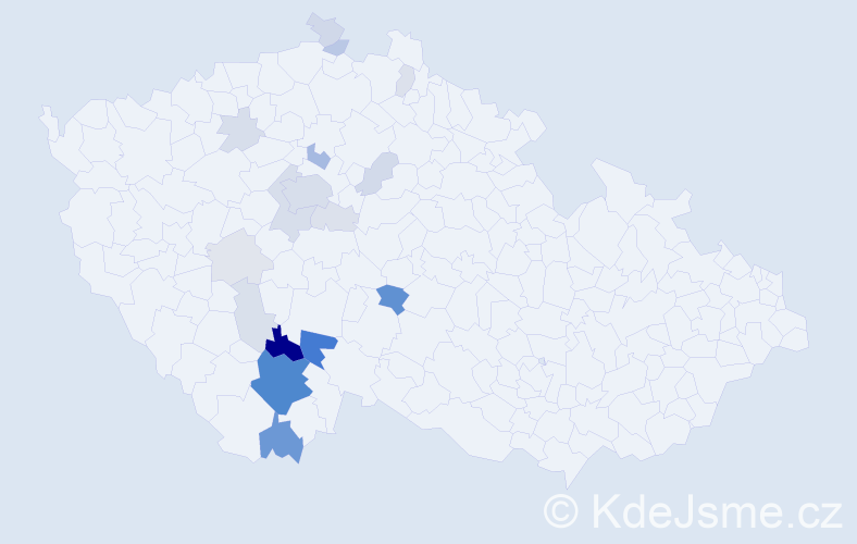 Příjmení: 'Lomská', počet výskytů 67 v celé ČR