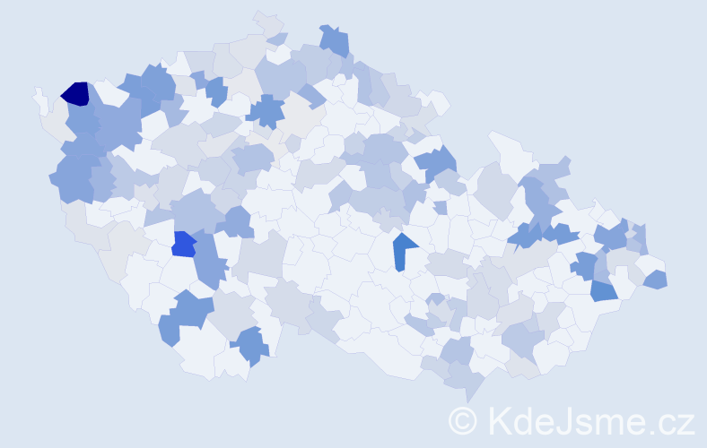 Příjmení: 'Hudák', počet výskytů 491 v celé ČR