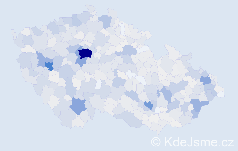 Příjmení: 'Liška', počet výskytů 4816 v celé ČR