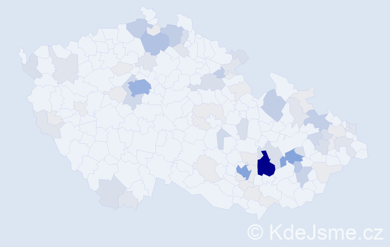 Příjmení: 'Plhal', počet výskytů 235 v celé ČR