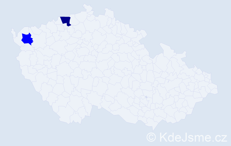 Příjmení: 'Levčenko', počet výskytů 7 v celé ČR