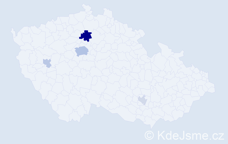 Příjmení: 'Yarosh', počet výskytů 11 v celé ČR