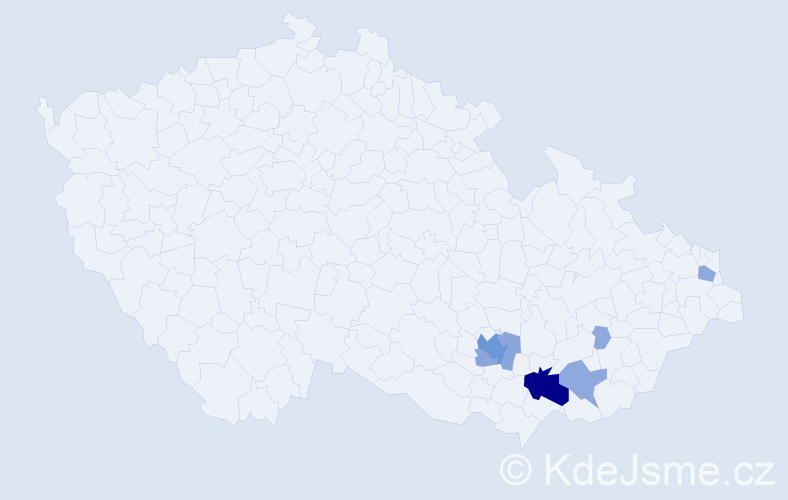 Příjmení: 'Kulheim', počet výskytů 28 v celé ČR