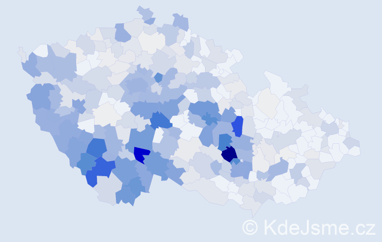 Příjmení: 'Vojta', počet výskytů 1449 v celé ČR