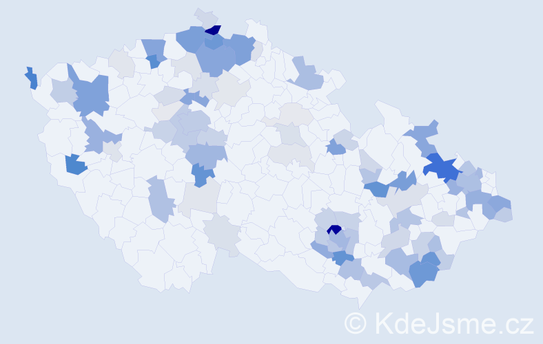 Příjmení: 'Heinrich', počet výskytů 293 v celé ČR