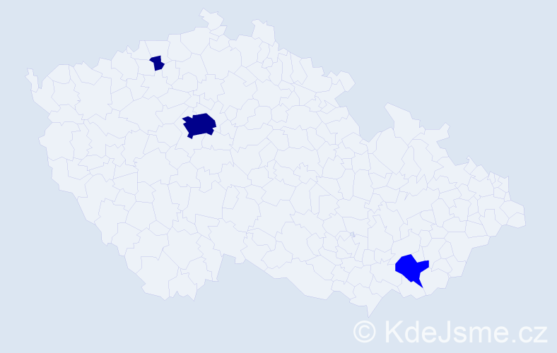 Příjmení: '"De Lucca"', počet výskytů 5 v celé ČR