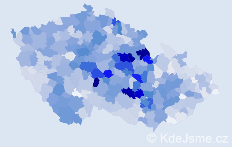 Příjmení: 'Štěpánek', počet výskytů 6411 v celé ČR