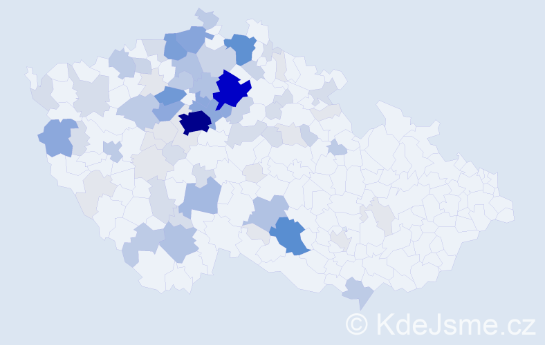Příjmení: 'Mansfeld', počet výskytů 292 v celé ČR