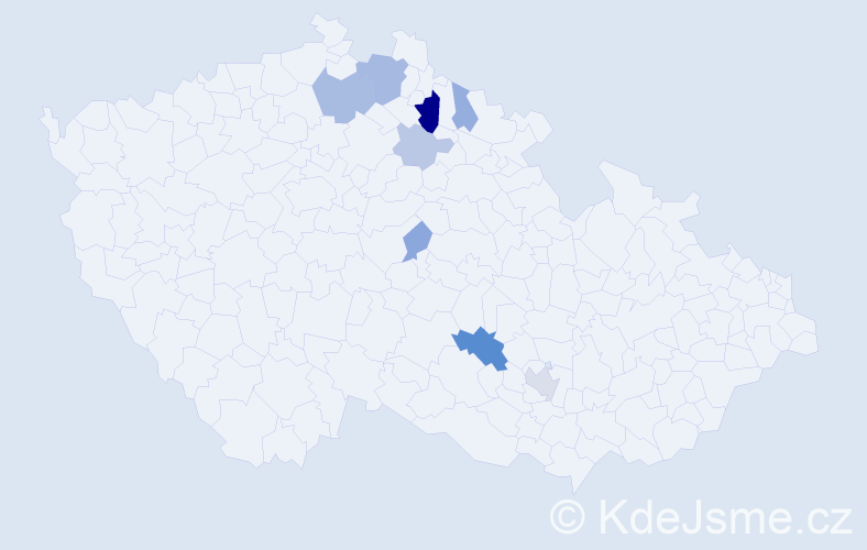 Příjmení: 'Floumová', počet výskytů 18 v celé ČR