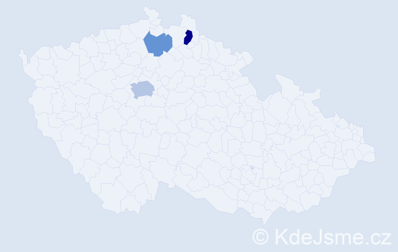 Příjmení: 'Stierwald', počet výskytů 6 v celé ČR