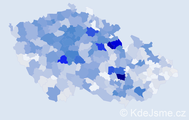 Příjmení: 'Hlaváček', počet výskytů 3501 v celé ČR