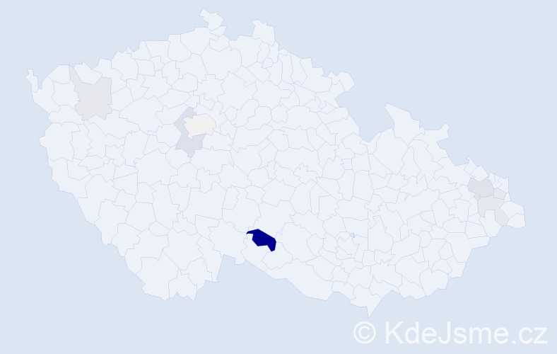 Příjmení: 'Plunder', počet výskytů 17 v celé ČR