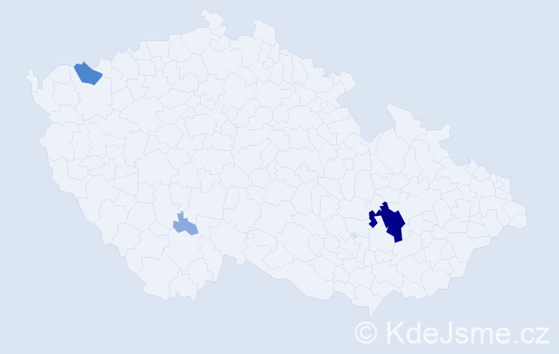 Příjmení: 'Stör', počet výskytů 8 v celé ČR
