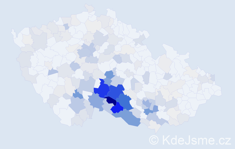 Příjmení: 'Nechvátalová', počet výskytů 679 v celé ČR