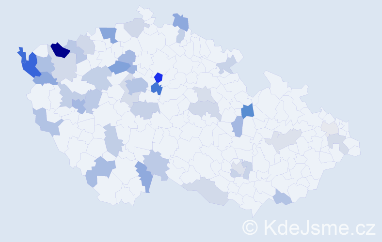 Příjmení: 'Nguyen Thu', počet výskytů 80 v celé ČR