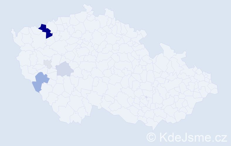 Příjmení: 'Malast', počet výskytů 14 v celé ČR