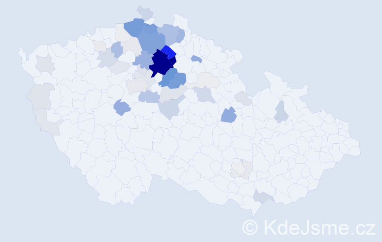 Příjmení: 'Knespl', počet výskytů 217 v celé ČR