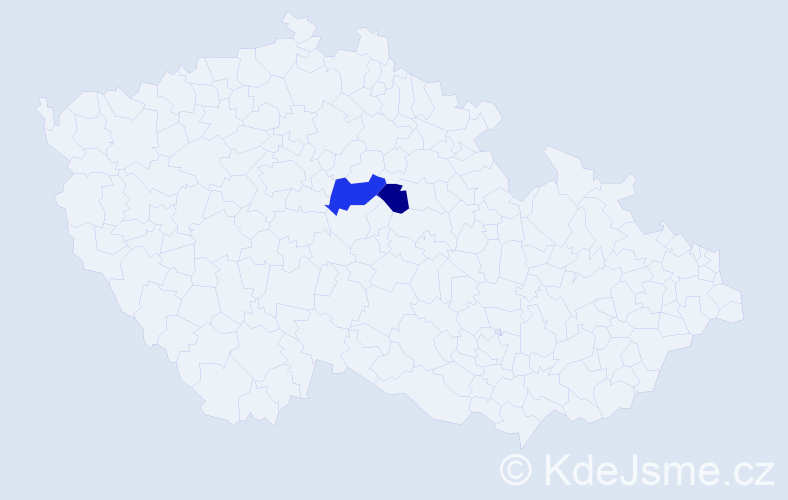 Příjmení: 'Arnožová', počet výskytů 6 v celé ČR