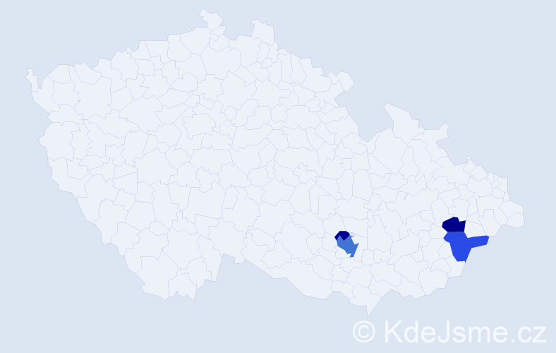 Příjmení: 'Gehringer', počet výskytů 11 v celé ČR